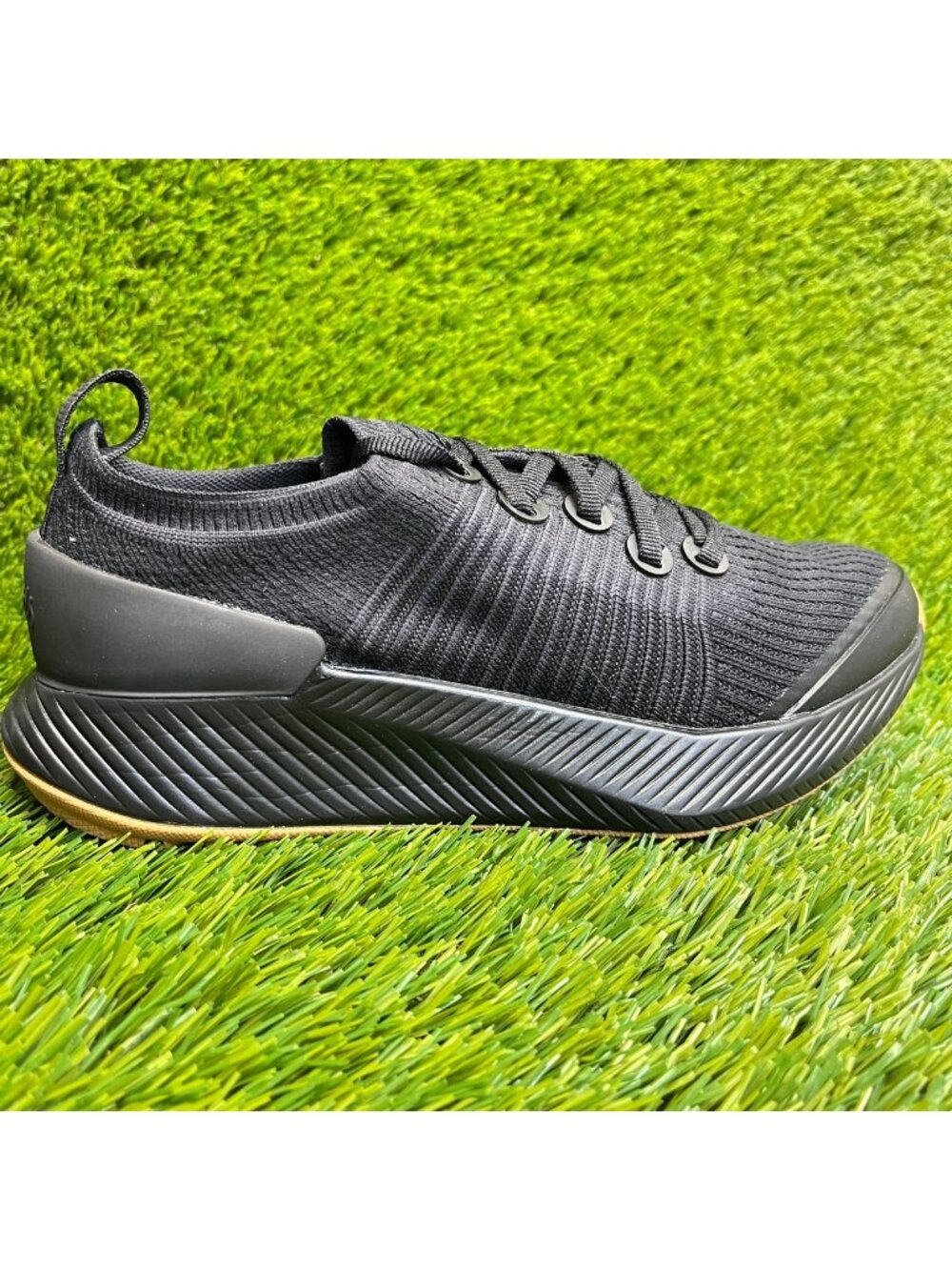 Allbirds Tree Glider Womens Size 6.5 Black Gum Athletic Running Shoes Sneakers